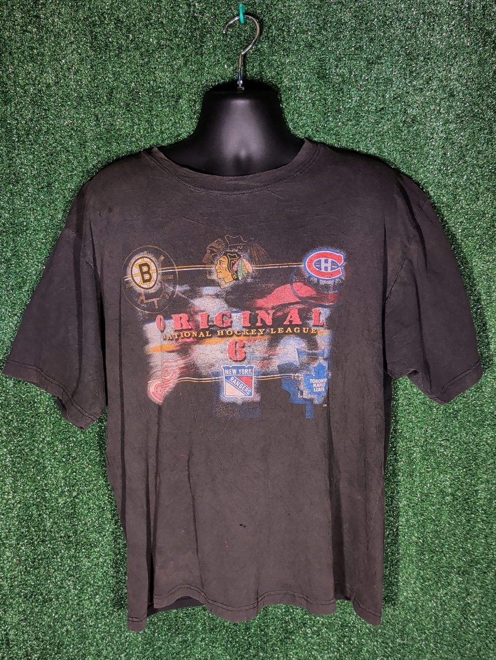Original Six Nhl T-shirt Size XL